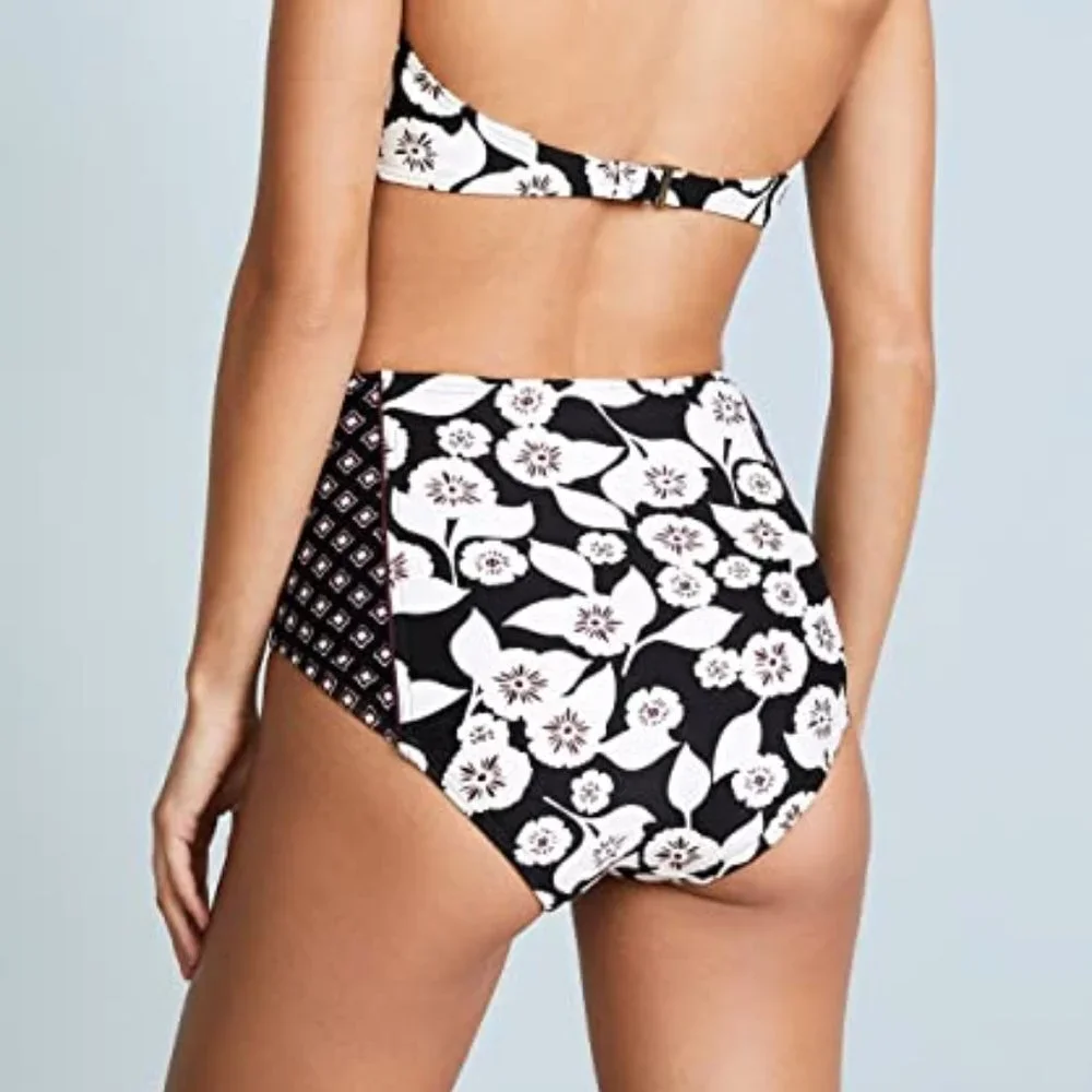 Kate Spade Aliso Beach Floral High Waist Swim Bikini Bottom